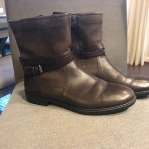 Ecco Brown Leather Boots